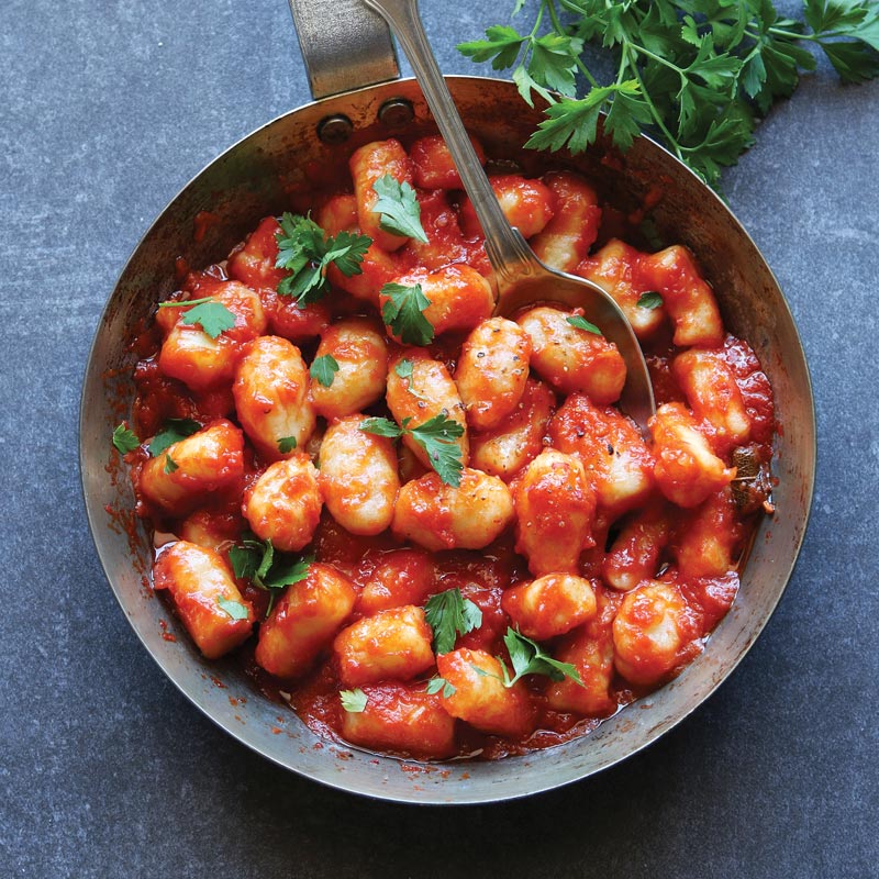 gnocchi pasta sugo pomodoro tomatoes